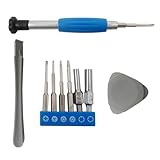 INGQI Universal Type 10 in 1 Screwdriver Tool Kit,Console Repair Kit Fit for Nintendo NES SNES N64 Wii