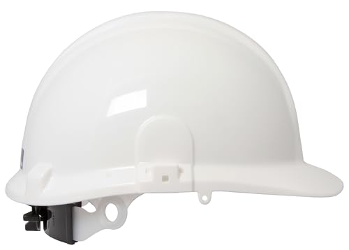 Centurion Safety Products - Classic Hard Hat with Full Peak - Wheel Ratchet - Non-Vented - White - Image 3