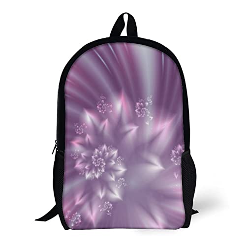 Sac à dos scolaire enfants grand format rose pour PC 17 pouces - 5