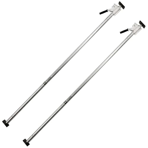 Image of DC Cargo Mall 86-104 Inches Long Heavy Duty Steel Load Lock Jack Bar Freight Tie-Down for Enclosed Trailers, Reefers, and Cargo Vans (Pack of 2)