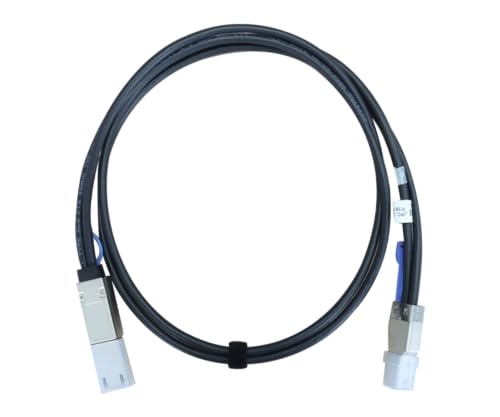 High Point 8644-8088-1M1 SFF-8644 to SFF-8088 12Gb/s SAS Cable for RAID Controller and RocketStor 6418S/6414S SAS/SATA JBOD Enclosure 1m Long