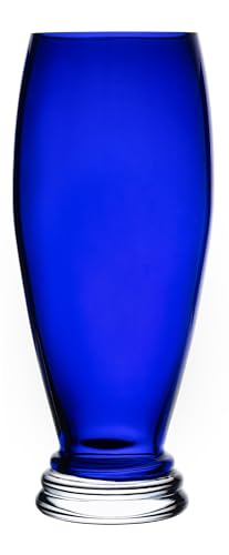 Barski - Handmade Glass - Footed Round Vase...