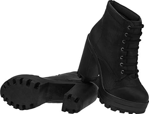 Coturno Lumiss Salto Alto Original CA (37, Sintetico preto)