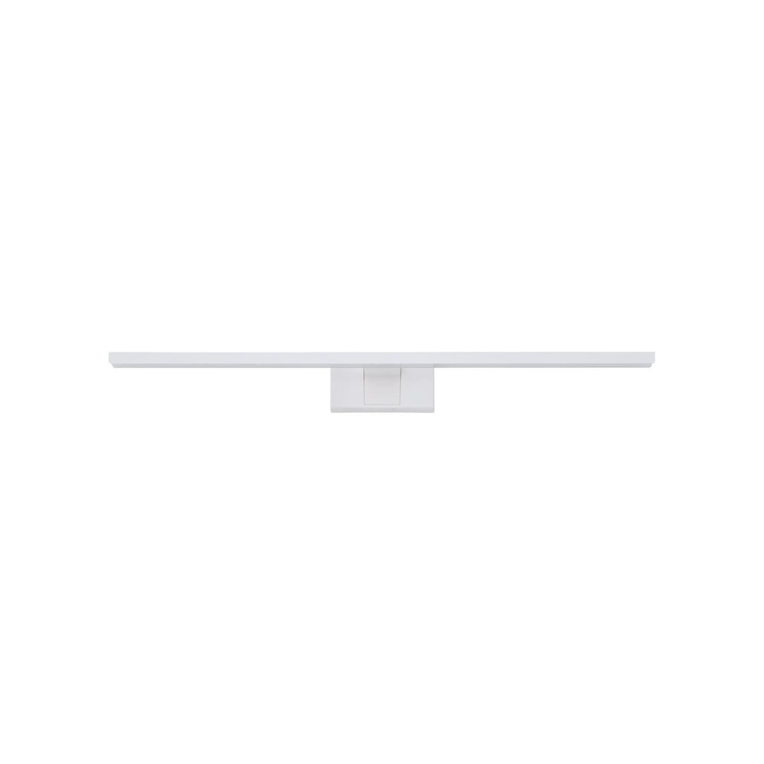 Licht-Erlebnisse LED Spiegelleuchte Badezimmer IP44 Weiß B: 60 cm länglich 4000 K 950 lm neutralweiß hell Aluminium Modern Wandleuchte Bad