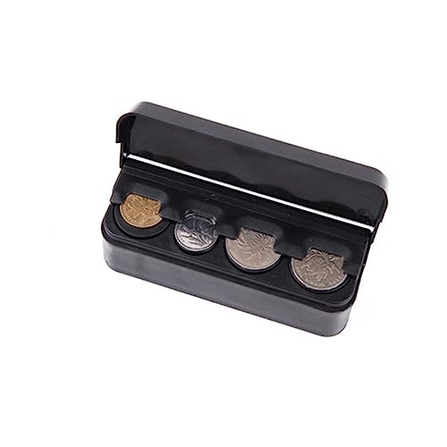 Organizador para monedas para auto 2 piezas plástico negro miniatura 6