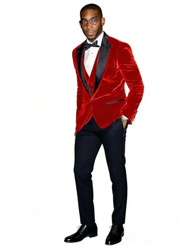 Velours de loisirs trois pièces pour hommes avec veste cravate et pantalon QZI