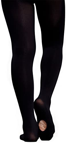 Image of MdnMd Girls' Women's Ballet Tights Ultra Soft Convertible Dance Leggings Transition Tights for Toddler Kids Adult