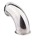 DERNORD Sanitary Ferrule Elbow 90 Degree Pipe Fitting with Silicone Gaskets SS304 Tri Clamp (4