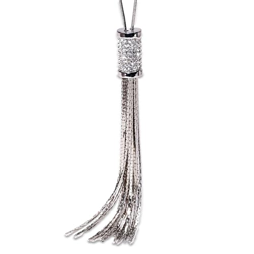 [ALLUNGA LA FIGURA] la nostra collana lunga da donna è efficace per snellire il punto vita e apporta un innegabile vantaggio per apparire più snelli e più alti