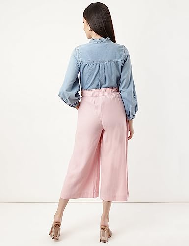 Image of Marks and Spencer Women's Regular Casual Pants (T57 7138K Rose Pink 14)