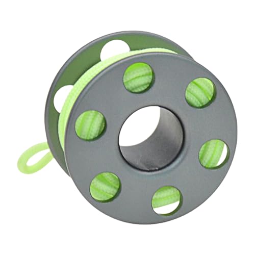 mioosho Spool Finger Reel Pendants Small Scubas Diving Finger Reel Highly Visible Diving Small Finger Reel Pendants Enduring