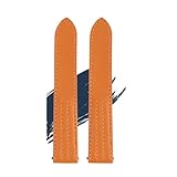 Generico 19mm 20mm compatibile con Cartier Roadster W6206018 W6206017 cinturino in nylon da uomo tela adattatore rapido in metallo accessori for orologio in pelle bovina(Khaki no buckle,20mm)