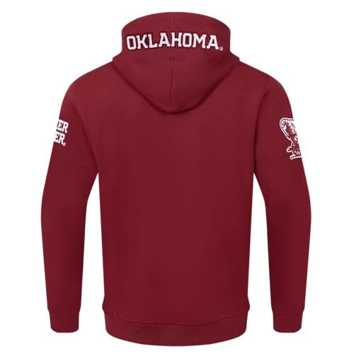 Image of Pro Standard Mens College Classic Chenille Cotton Double Knit Full Zip Hoodie