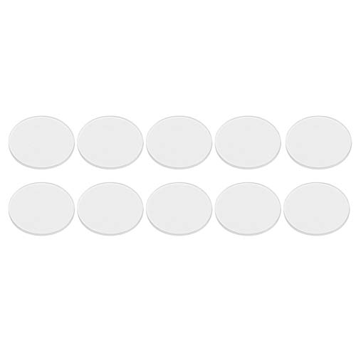 WJIN Montre plate-10pcs 25-29.5mm Lentille en Verre de Montre Plate 1.2mm Lentille de Montre de Remplacement d'épaisseur Cover