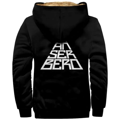 Canserbero Zipper Hoodie Unisex Long Sleeve Thickened Jacket Casual Streetwear Winter Coat2