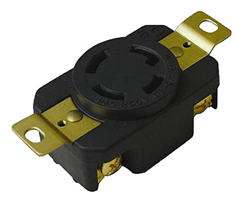 NEMA L15-30, 3 Pole 4 Wire 30A 250VAC Grounding Locking Receptacle
