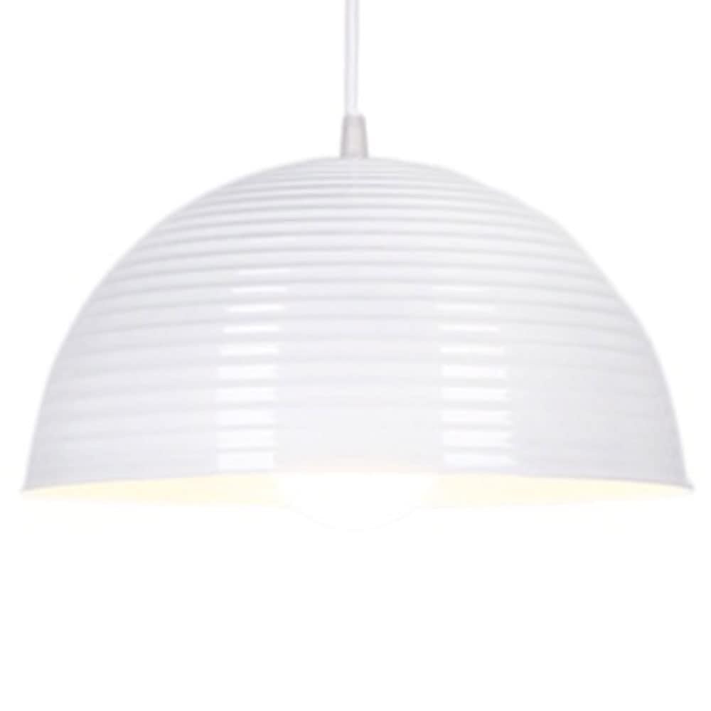 LYMSXAZOU E26 Screw Pendant Light, Modern Semicircle Metal Chandelier, Simple Home Hanging Lamp for Restaurant, Ceiling Lighting Fixture