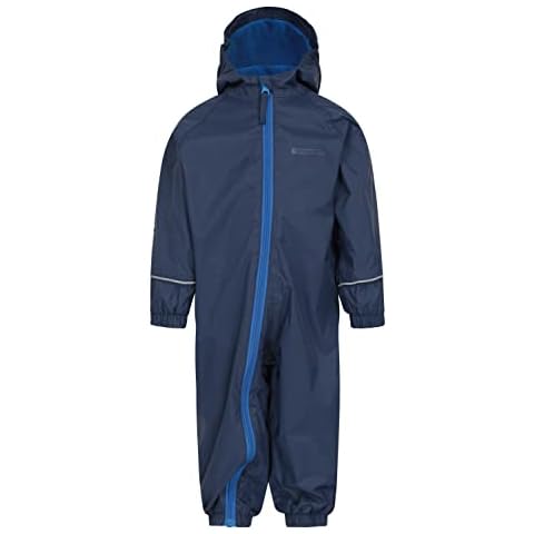 Mountain Warehouse Mono Impermeable Estampado Spright para niños Azul Marino 2-3 Años Cover