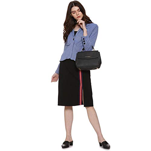 Image of PINACOLADA Solid Single Breasted Casual Women Full Sleeve Blazer (Light Blue)(AZW119BZR BLAZEPTH W PLN DBU AZ L)