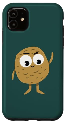 Carcasa para iPhone 11 Divertido Dibujos Animados Patata Meme Jardinero Sarcástico Jardín Lindo