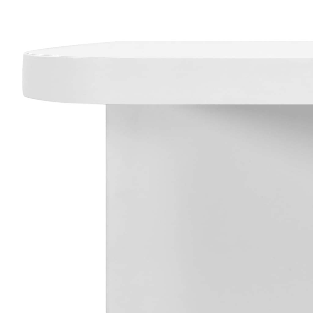 SYDE Armario de Baño con Espejo Blanco 66x17x63 cm | MDF y Vidrio, 1 Puerta, 8 Compartimentos, Almacenaje para Aseo