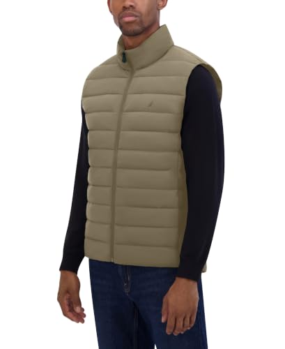 Image of Nautica Men's Lightweight Puffer Vest - Wind & Water-Resistant