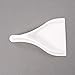 HECASA Vortex Generator Universal Shark Fins Diffuser Air Foils Compatible with Suvs, Trucks, Trailer, RV Stick-on White Spoiler Wing 1Pc