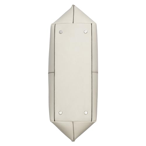 Calvin Klein Granite Geometric Tote Bag – Vegan Leather, Monogram, 3 Pockets3