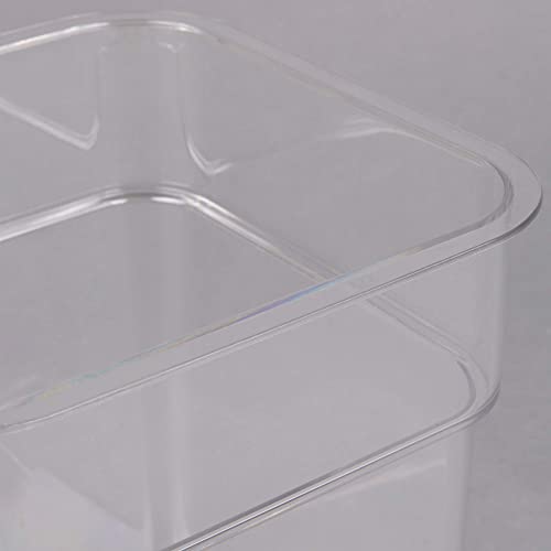 Cambro Polycarbonate Square Food Storage Containers 4 Quart With Lid - Pack Of 2 #TOP4