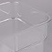 Cambro Polycarbonate Square Food Storage Containers 4 Quart With Lid - Pack of 2