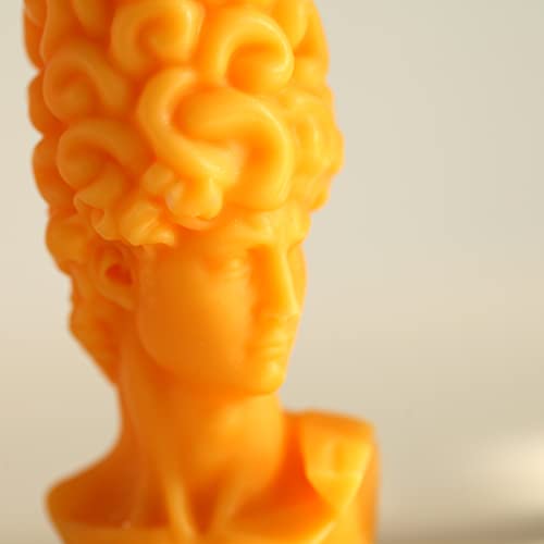Moule silicone bougie David à tête longue pour création artisanale