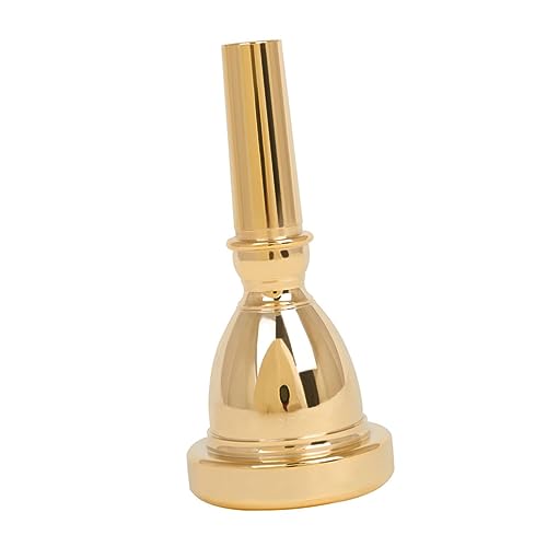 FUNOMOCYA Electroplated 14mm Tuba Mouthpiece Silver Plated Brass Tuba Part for Instrument