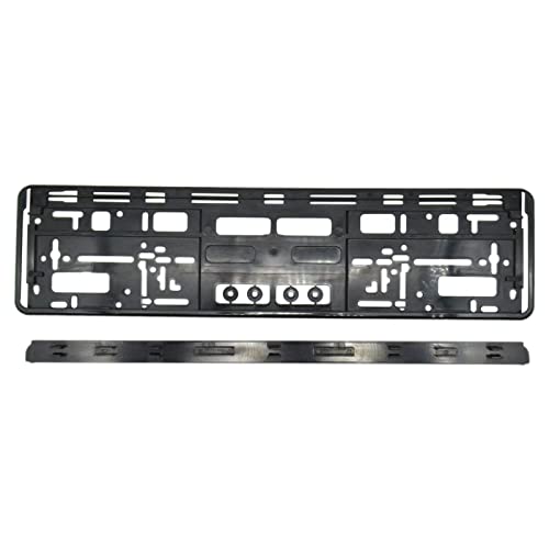 Universal Euro License Plate Tag Holder Mount Adapter Bumper Frame Bracket New