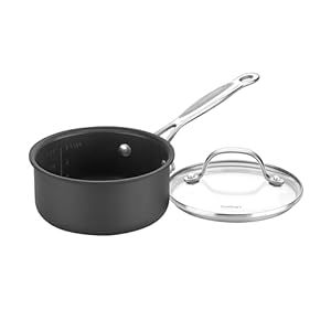 Cuisinart Chef’s Classic 2 Quart PURELYCERAMIC™ Non-Stick PFAS-Free Hard Anodized Saucepan, 619C-18