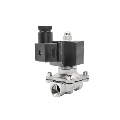 Électrovanne 1/2" DN15 en acier inoxydable étanche pour fluides durables - 2