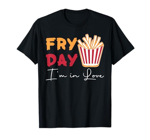Divertido diseño de papas fritas para hombres y mujeres amantes de las papas fritas Camiseta