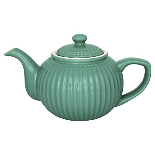 Preisvergleich Produktbild GreenGate Teekanne Alice Dusty Green