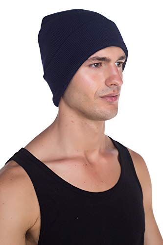 Image of Top Level Beanie Men Women - Unisex Cuffed Plain Skull Knit Hat Cap