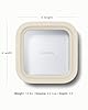 Caraway 2pc Glass Food Storage Set - 4.4 Cup Food Containers (2) - Ceramic Coated - Non Toxic, Non Stick Lunch with Lids - Dishwasher, Oven, & Microwave Safe - Cream