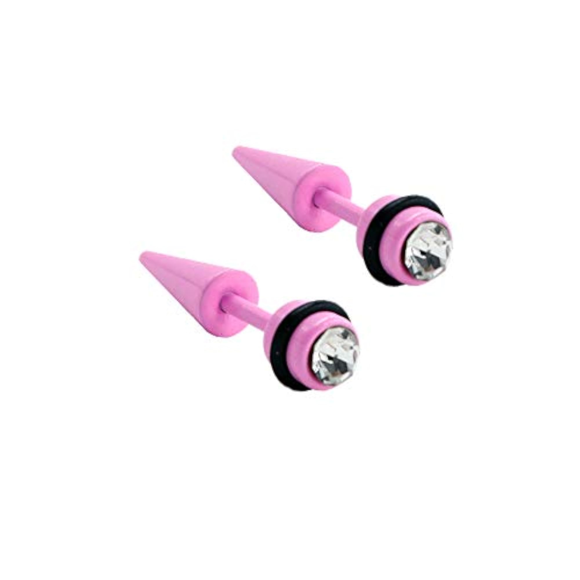 Light Pink Spike Earring with Stud for Men & Women
