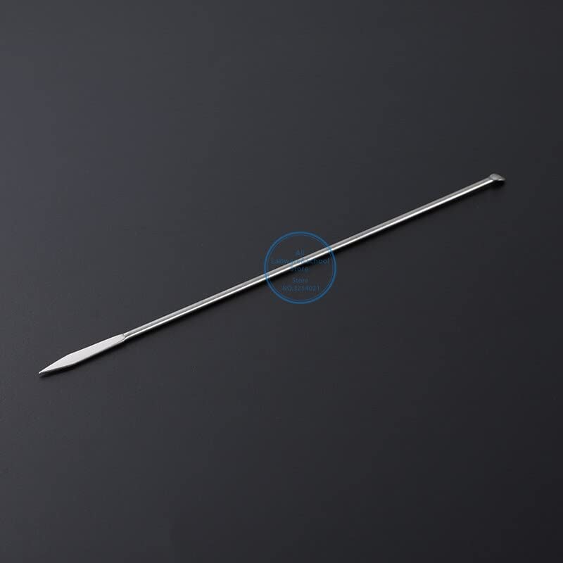 Wirnik łopaty maszyny, górny pręt mieszadła, łyżka medyczna ze stali nierdzewnej 304, łyżka laboratoryjna 220mm, opakowanie 3(10 zestaw)