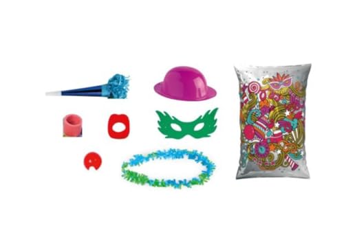 Lote de 8 Bolsas de Cotillones Decorativos "Bombín-Nariz". Cotillón para Fiestas y Eventos. Decoración Original para Bodas, Comuniones, Cumpleaños y Fin de Año (Nochevieja). AB