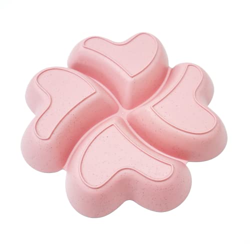 4 Pezzi Vassoio per Snack con Scomparti Vassoio di...