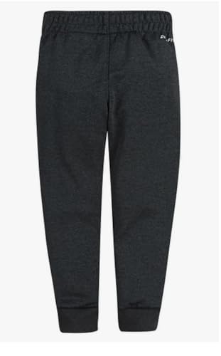 Nike Toddler Boy's Block Solar French Terry Joggers Pants (2T, Black Heather)2