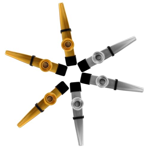 Alasum Small Metal Kazoo Set for Adults Boys and Girls Boys and Girls Musical Instruments Kazoo for Guitar