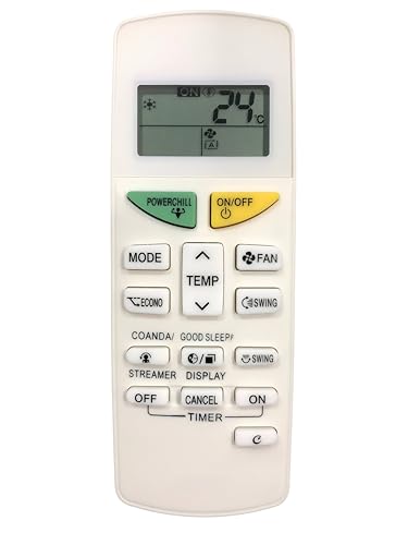 Image of Upix AC Remote No. 132P (No Backlight), Compatible /Replacement for Daikin AC Remote Control (Exactly Same Remote Will Only Work)