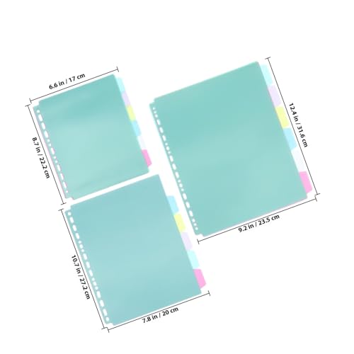 Separadores de carpeta en material PP colorido para clasificar documentos con rapidez 2