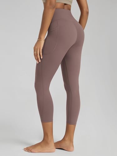 Image of ODODOS Buttery Soft Lounge Yoga Leggings with Pockets for Women 23 inch / 25 inch /28 inch High Waist Yoga Pants