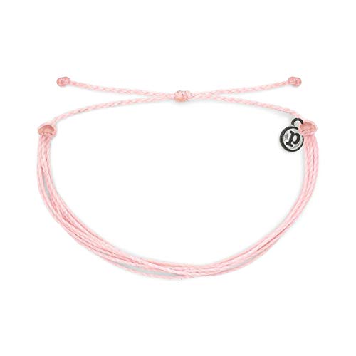 Pura Vida Original Bubble Gum Bracelet - Silver Plated Charm, Adjustable Band - 100% Waterproof