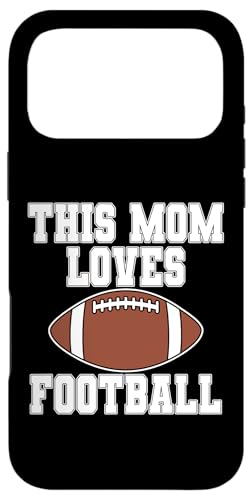 This Mom Loves Football �V���c ? Game Day Sports Mom T�V���c �X�}�z�P�[�X iPhone 17 Pro Max �p